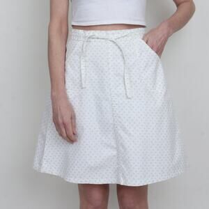 Vintage 1970s Osh Kosh Floral Cotton Wrap Skirt M